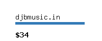 djbmusic.in Website value calculator