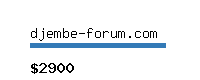 djembe-forum.com Website value calculator