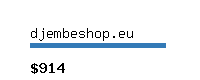 djembeshop.eu Website value calculator