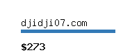 djidji07.com Website value calculator