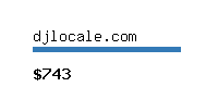 djlocale.com Website value calculator