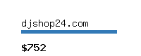 djshop24.com Website value calculator