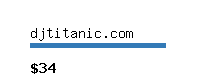 djtitanic.com Website value calculator