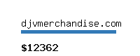 djvmerchandise.com Website value calculator