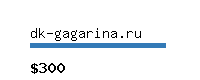 dk-gagarina.ru Website value calculator