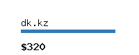 dk.kz Website value calculator