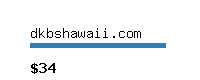 dkbshawaii.com Website value calculator