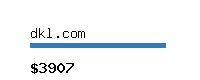 dkl.com Website value calculator