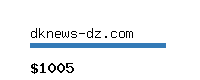 dknews-dz.com Website value calculator