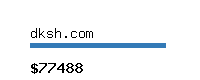 dksh.com Website value calculator