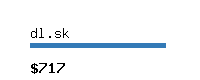 dl.sk Website value calculator