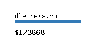 dle-news.ru Website value calculator