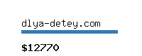 dlya-detey.com Website value calculator