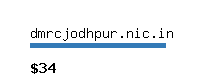 dmrcjodhpur.nic.in Website value calculator