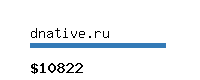 dnative.ru Website value calculator