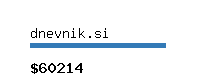 dnevnik.si Website value calculator