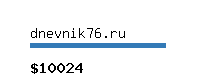 dnevnik76.ru Website value calculator