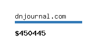 dnjournal.com Website value calculator