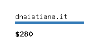 dnsistiana.it Website value calculator