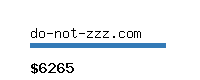 do-not-zzz.com Website value calculator