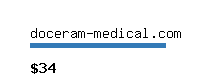 doceram-medical.com Website value calculator