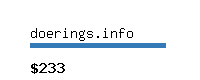 doerings.info Website value calculator