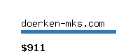 doerken-mks.com Website value calculator