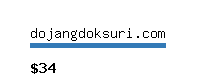 dojangdoksuri.com Website value calculator