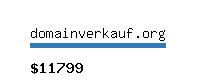 domainverkauf.org Website value calculator