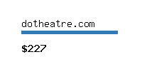 dotheatre.com Website value calculator