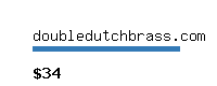 doubledutchbrass.com Website value calculator