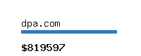 dpa.com Website value calculator