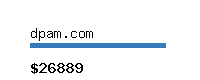 dpam.com Website value calculator