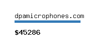 dpamicrophones.com Website value calculator