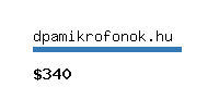 dpamikrofonok.hu Website value calculator