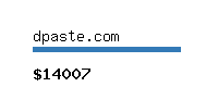 dpaste.com Website value calculator
