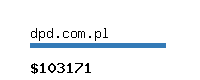 dpd.com.pl Website value calculator