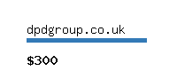 dpdgroup.co.uk Website value calculator