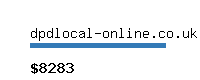 dpdlocal-online.co.uk Website value calculator