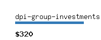 dpi-group-investments.com Website value calculator