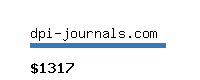 dpi-journals.com Website value calculator