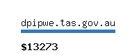 dpipwe.tas.gov.au Website value calculator