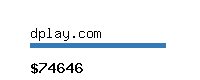 dplay.com Website value calculator
