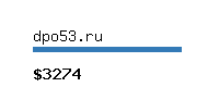 dpo53.ru Website value calculator