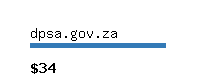 dpsa.gov.za Website value calculator