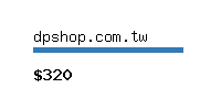 dpshop.com.tw Website value calculator