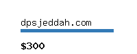 dpsjeddah.com Website value calculator