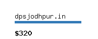 dpsjodhpur.in Website value calculator