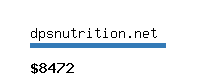 dpsnutrition.net Website value calculator
