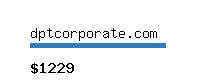 dptcorporate.com Website value calculator